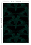 black birds chlorophylle mobile format standard l.180 x h 280 cm    bf-bkb-chl-3l