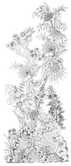 flora original desktop lé unique l.120 x h 280 cm