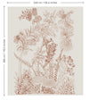 flora sepia standard size w.240 x h.280 cm desktop bf-flo-sep-4l